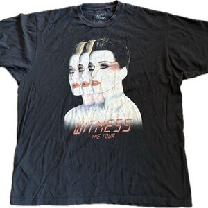 Katy Perry Witness Concert Tour Black Graphic T-Shirt 2017 2018